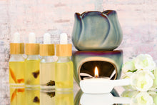 Load image into Gallery viewer, Green and Blue Ceramic Oil Diffuser, Essential Oil Burner For the home or spa