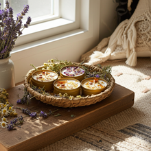 Load image into Gallery viewer, Herbal and Gemstone Candles