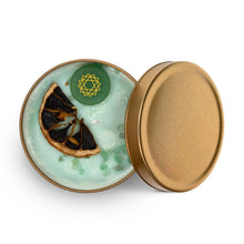 Load image into Gallery viewer, 8 oz Scented Chakra Candles with Gemstones and Herbs