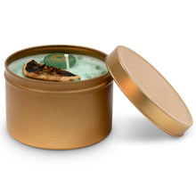 Load image into Gallery viewer, 8 oz Scented Chakra Candles with Gemstones and Herbs