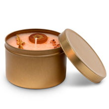 Load image into Gallery viewer, 8 oz Scented Chakra Candles with Gemstones and Herbs