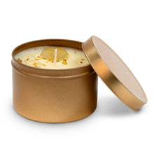 Load image into Gallery viewer, 8 oz Scented Chakra Candles with Gemstones and Herbs