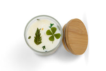 Load image into Gallery viewer, Garden Candle with Pressed Herbs