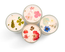 Load image into Gallery viewer, Garden Candle with Pressed Herbs