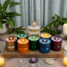 Load image into Gallery viewer, Chakra Tealight Healing Candles
