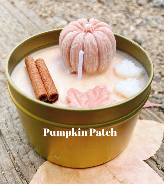 Fall Collection Candles with Infused Wax Melts