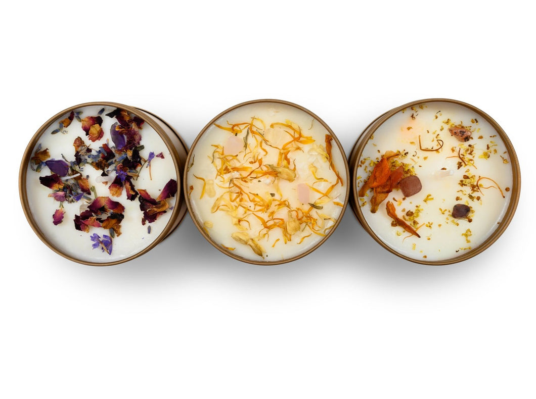 Herbal and Gemstone Candles