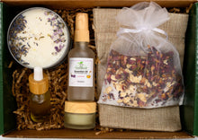 Load image into Gallery viewer, Unwind and Relax Stress Relief Gift Set, Natural Lavender Blend Spa Kit $20 OFF
