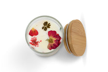 Load image into Gallery viewer, Scented Garden Candles with Pressed Herbs
